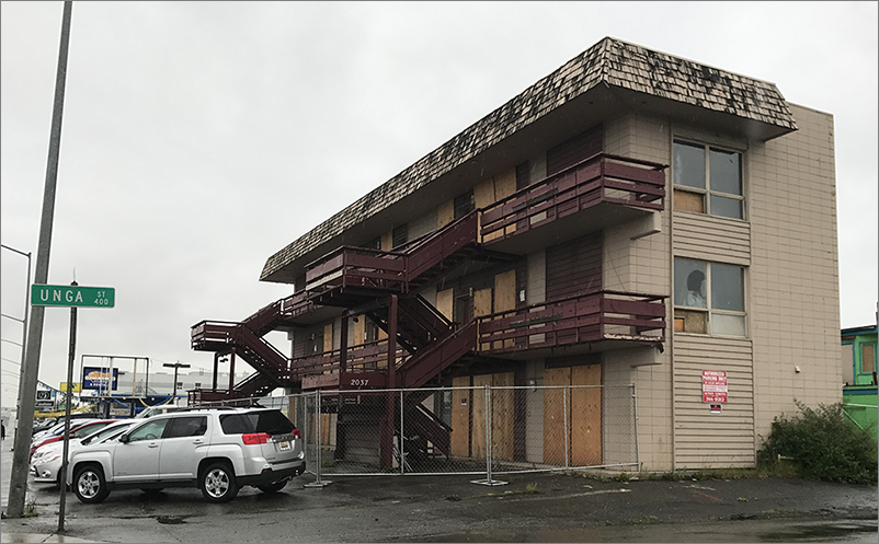 Big Timber Motel, Anchorage (copyright Leland E. Hale 2017)