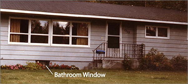 Bathroom Window, Robert Hansen's house