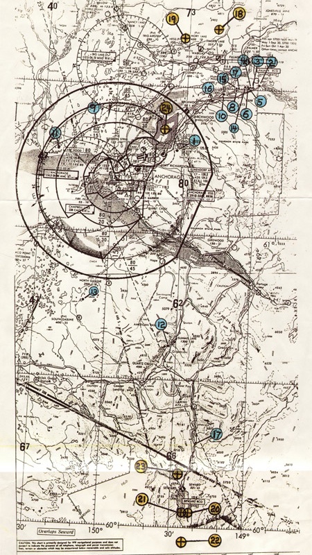 Hansen's flight map