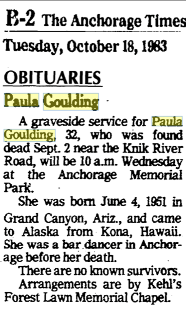 Goulding obituary