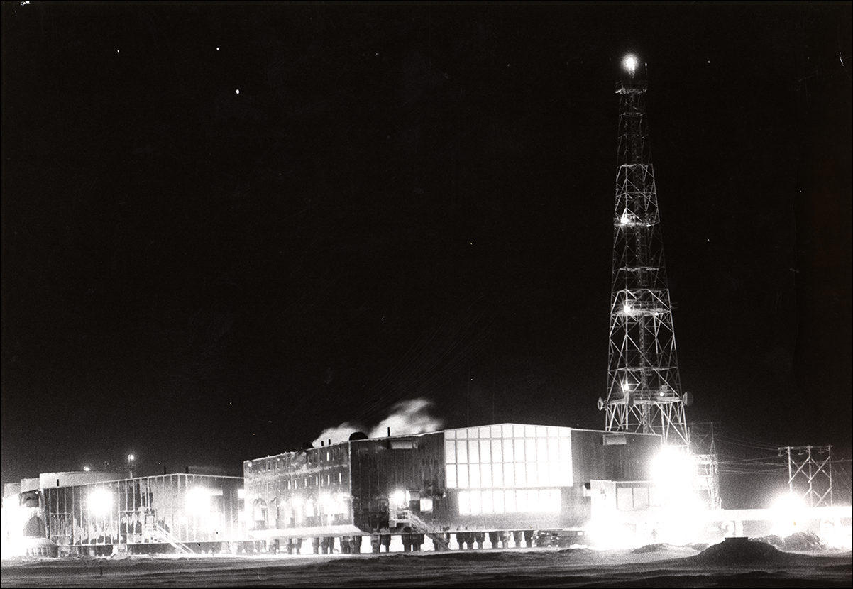 Prudhoe Bay oil rig