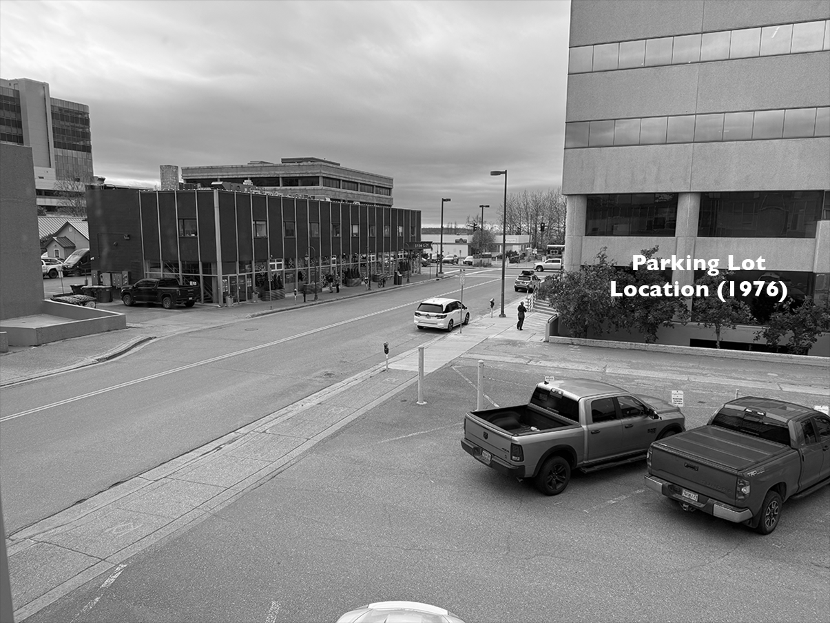 Muriel Pfeil's Travel Service from Australaska Bldg., Anchorage, AK (October 2025). Copyright Leland H. Hale