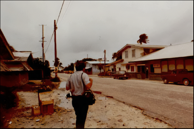 Downtown Uliga, Marshall Islands