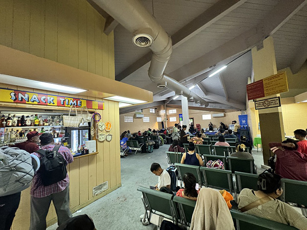 Cotting boarding area