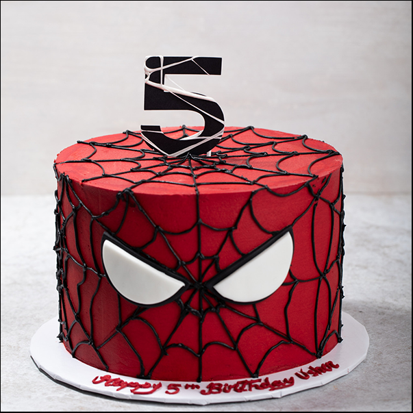 ground; Spiderman cake